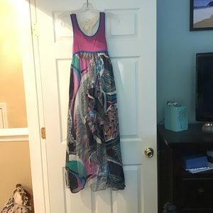 Truly Me multi color midi dress